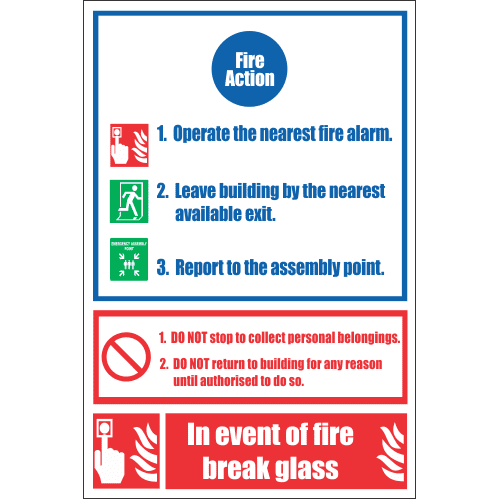 Fire Fighting Signs